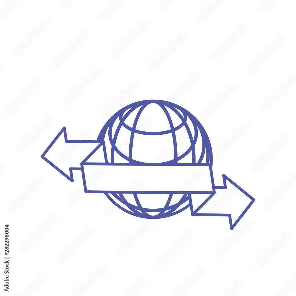 Poster sphere browser technology with set of arrows