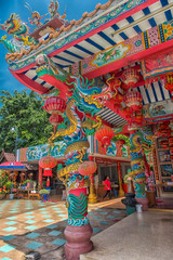 At Wat Saman Rattanaram in Chachoengsao, there is a giant Reclining Ganesha which is said to be the...