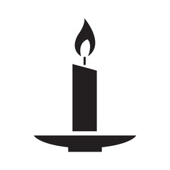 candle icon vector design template