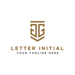 Inspiring company logo designs from the initial letters of the GG logo icon. -Vectors