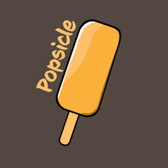 Lecker Eis-Creme Comic Illustration