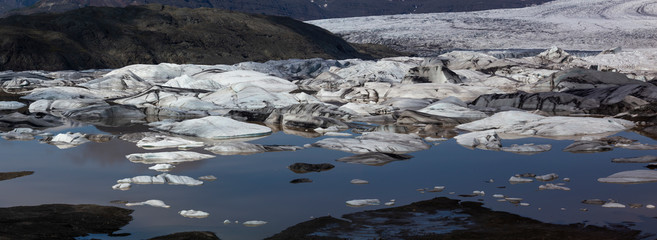 Glacier reflections