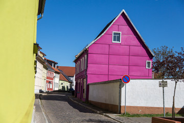 Innenstadt von Burg bei Magdeburg im Jerichower Land