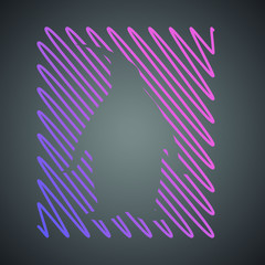 Arctic pinguin vector silhouette. Animal illustration on background. Good for logo, icon, brand desing. From collection.