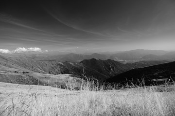 idyllic landscape at Monte Tamaro in Switzerland