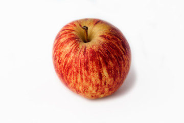 red apple isolated on white background