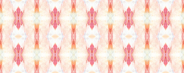 Ikat Seamless Pattern.