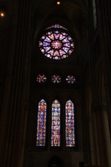 rosaces et vitraux de la cathédrale de Reims