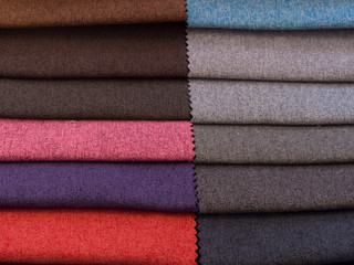 colorful samples of textile