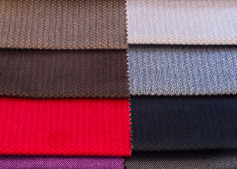 colorful samples of textile