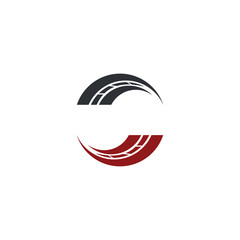 path asphalt road street highway vector logo