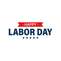 Fototapeta na wymiar Labor day holiday banner. Happy labor day greeting card. USA flag. United States of America. Work, job. Vector illustration.