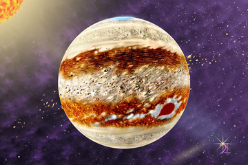 Jupiter - a fifth planet of the solar system © andre
