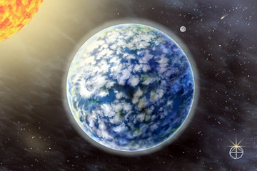 Land - a third planet of the solar system