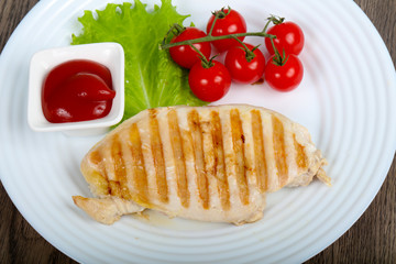 Grilled chicken breast