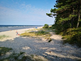 Fototapeta na wymiar Beach at the Baltic Sea, Latvia