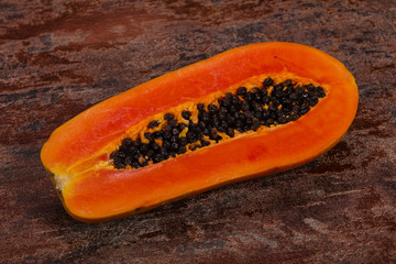 Tasty delicous ripe fruit Papaya