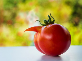 funny deformed tomato