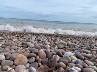 Pebbles on the beach