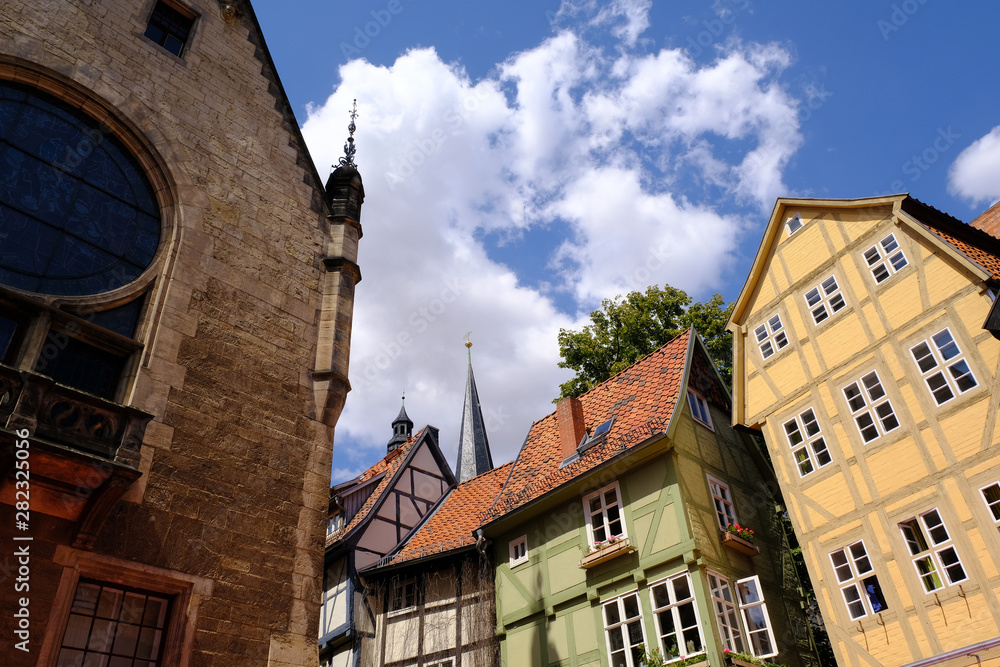 Canvas Prints spaziergang in quedlinburg, deutschland