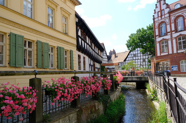 Spaziergang in Quedlinburg, Deutschland