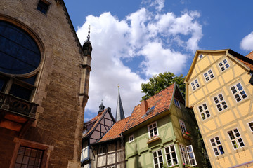 Obraz premium Spaziergang in Quedlinburg, Deutschland