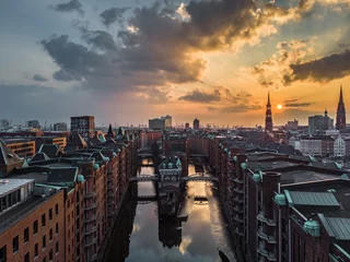 Hamburg Speicherstadt Sonnenuntergang © Julien