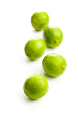 The green limes.