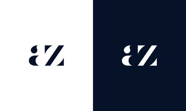 Abstract letter Az logo. This logo icon incorporate with abstract shape in the creative way. It look like letter Az.