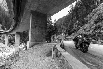 Motorradtour in den Alpen - 282327854