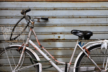 Fototapeta na wymiar Bikes detail close-up