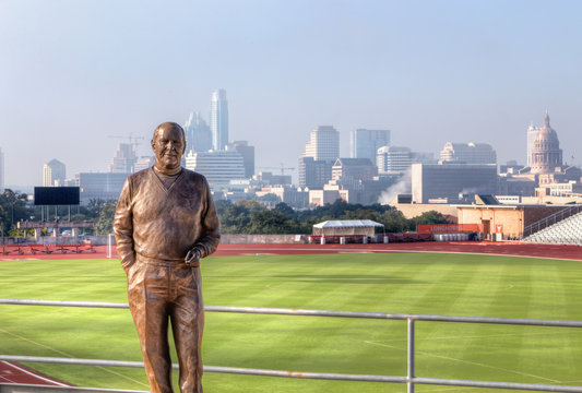 Mike A. Myers Statue  At University Of Texas