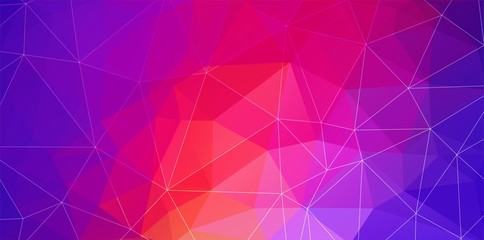 Abstract 2D geometric multicolor background