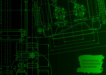 Obraz premium Vector engineering illustration