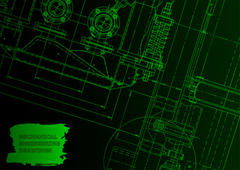 Fototapeta premium Vector engineering illustration