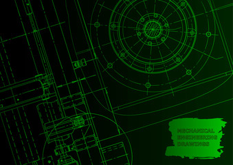 Fototapeta premium Vector engineering illustration