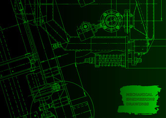Fototapeta premium Vector engineering illustration