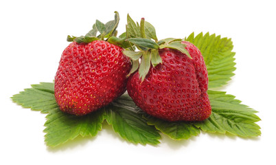 Large fresh strawberry.