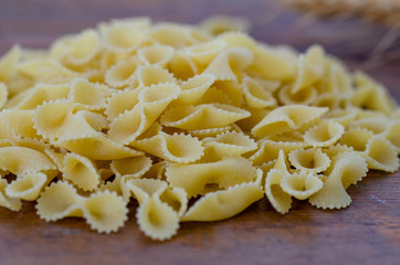 Farfalle pasta.
