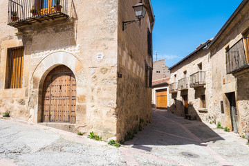 Fototapeta na wymiar peaceful town of castile and leon, Spain