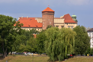 Wawel Castle in Krakow Poland 