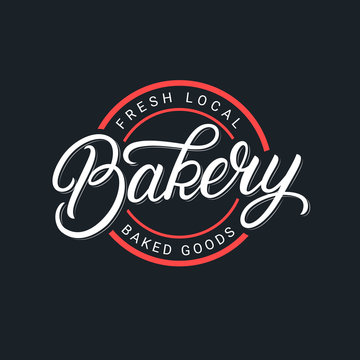 Bakery hand written lettering logo