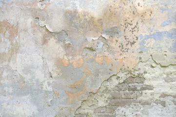 Crédence de cuisine en verre imprimé Vieux mur texturé sale Painted stone wall background