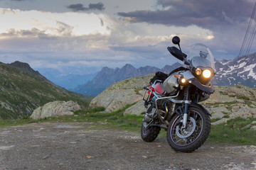 Motorradtour in den Alpen