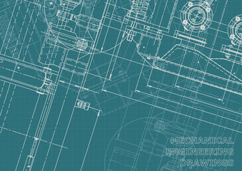 Corporate Identity, plan, sketch. Technical illustrations, backgrounds