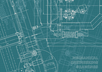 Corporate Identity, plan, sketch. Technical illustrations, backgrounds