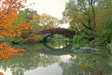 Gapstow bridge in Central Park, New York