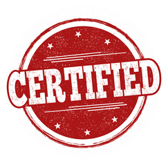 Certified sign or stamp