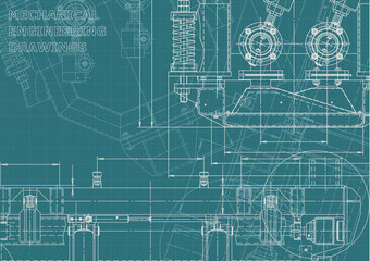 Cover flyer background. Instrument-making drawings. Abstract