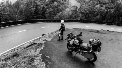 Motorradtour in den Alpen - 282343618